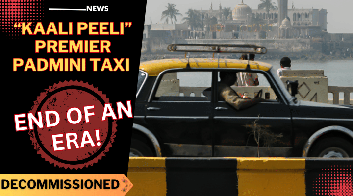 Farewell to the Iconic Kaali Peeli Premier Padmini Taxi in Mumbai Farewell to the Iconic Kaali Peeli Premier Padmini Taxi in Mumbai