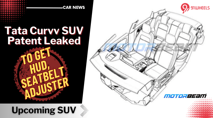 Upcoming Tata Curvv SUV Will Get HUD - Cabin Patent Photo Leaked Upcoming Tata Curvv SUV Will Get HUD - Cabin Patent Photo Leaked