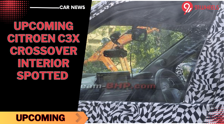 Upcoming Citroen C3X Crossover Interior Spotted - New Spy Shots