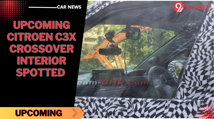 Upcoming Citroen C3X Crossover Interior Spotted - New Spy Shots
