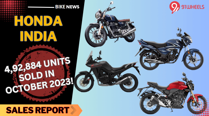Honda India Records 10% YoY Sales Growth in October 2023! Honda India Records 10% YoY Sales Growth in October 2023!