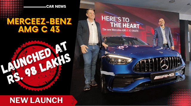 Mercedes-Benz AMG C43 Launched In India At Rs. 98 Lakhs- Details