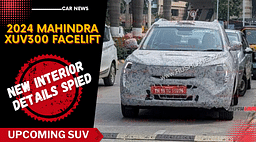 2024 Mahindra XUV300 Facelift Spotted In Bengaluru: Interiors Updated