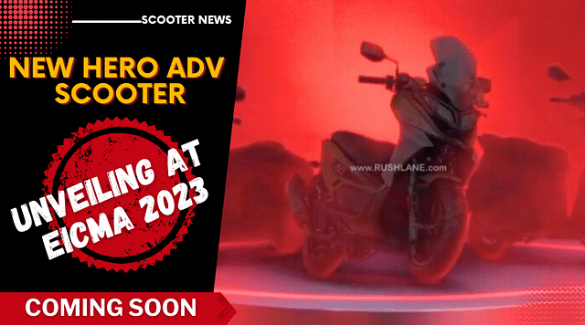 New Hero ADV Scooter Pictures Leaked: Debuts At EICMA '23