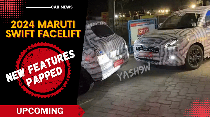 2024 Maruti Swift Blind Spot Mirror Spotted: New Features Incoming