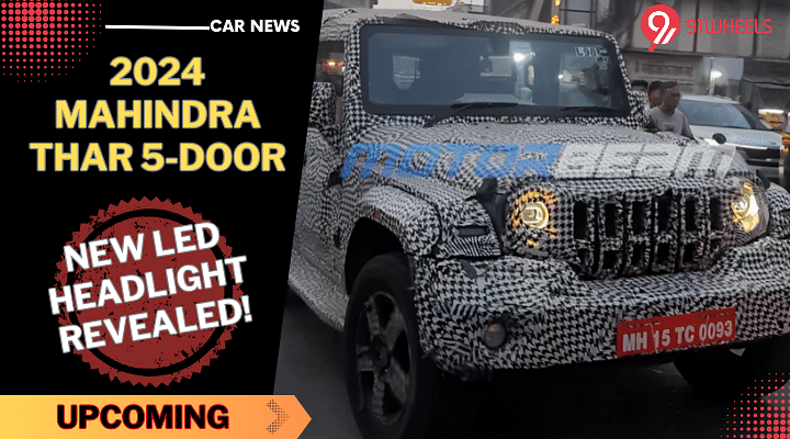 2024 Mahindra Thar 5-Door Prototype, Spy Shots Provide An Extensive Look!