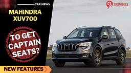 Mahindra XUV700 Coming With Captain Seats & New Features? Details Leaked