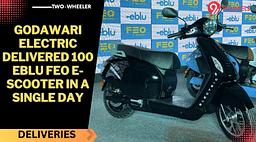 Godawari Electric Delivered 100 Eblu Feo E-Scooter In A Single Day