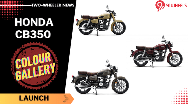 Honda CB350 Available In 5 Colours - See Images!