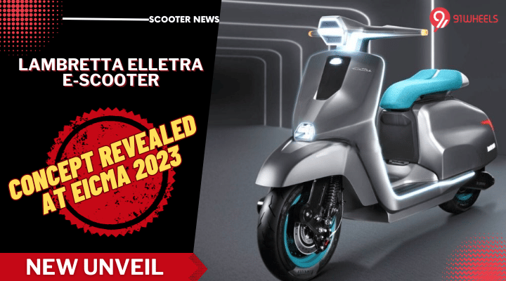 Lambretta Elettra E-Scooter Concept Unveiled With 127 km Range: Details