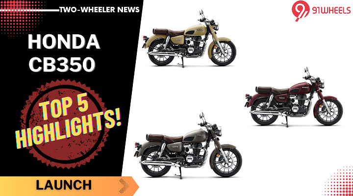 2023 Honda CB350 Top 5 Highlights - Details Here!