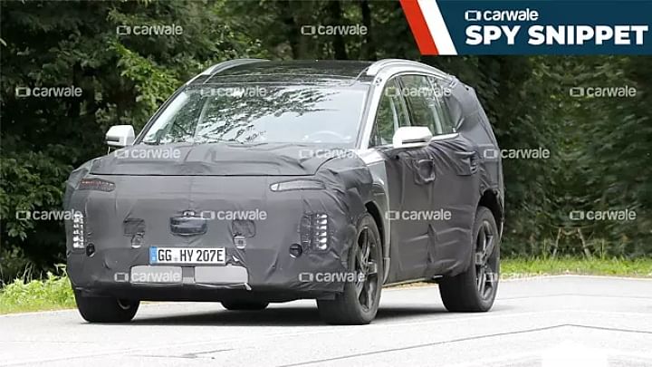 Hyundai's 3-Row Ioniq 7 Electric SUV Spotted Testing: Looks Massive