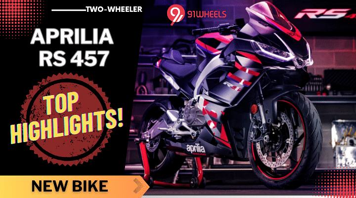 Aprilia RS 457 Top Five Highlights - All Details Here!