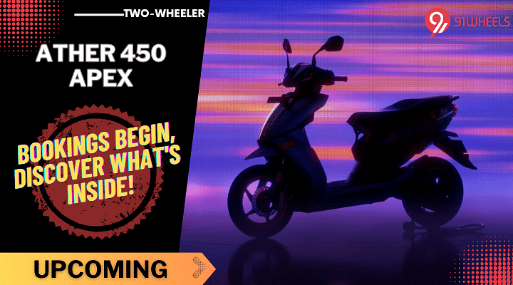 Upcoming Ather 450 Apex Bookings Open, More Details Revealed!