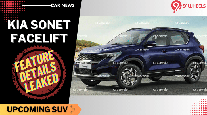 Kia Sonet Facelift Details Leaked Online Ahead Of Official Reveal Kia Sonet Facelift Details Leaked Online Ahead Of Official Reveal