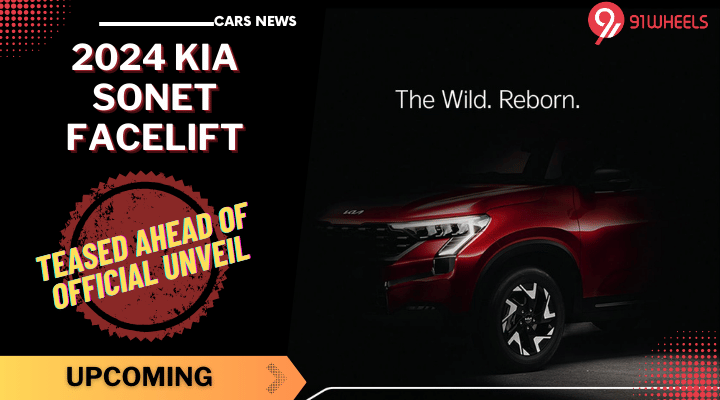 2024 KIA Sonet Facelift Teased Ahead Of Official Unveil 2024 KIA Sonet Facelift Teased Ahead Of Official Unveil