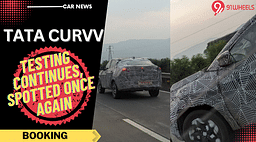 Upcoming Tata Curvv Continues Testing, New Spy Shots Emerge