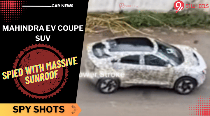 Upcoming Mahindra Coupe SUV Spied With Big Sunroof- Check Pictures Upcoming Mahindra Coupe SUV Spied With Big Sunroof- Check Pictures