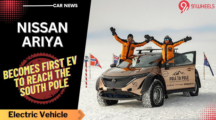 Nissan Ariya EV Reaches South Pole After Completing 30,000 Km Journey