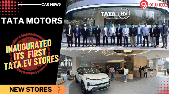 Tata Motors Inaugurated First Dedicated TATA.ev Stores In Gurugram