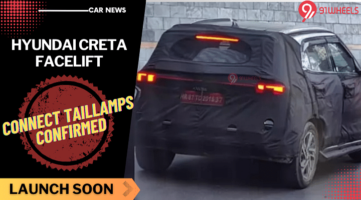 2024 Hyundai Creta Facelift Spied: Connected Tail-Lamps & More