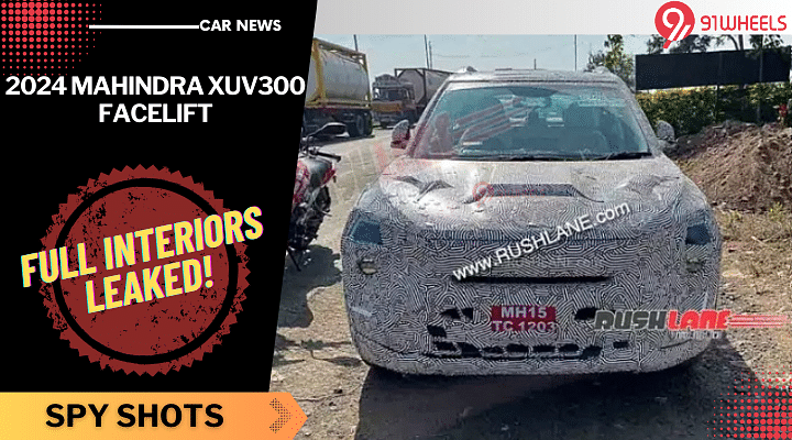 2024 Mahindra XUV300 Facelift Interior Spied Again: This Time In-Depth
