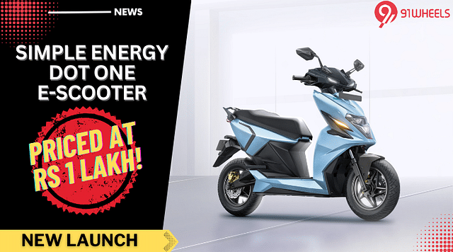 Simple Energy Dot One Launched, Priced At Rs 1 Lakh!