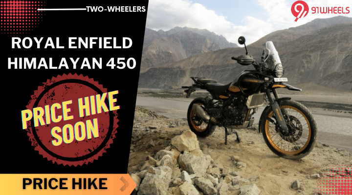 Royal Enfield Himalayan 450 ADV Bike To Get Costlier Soon Royal Enfield Himalayan 450 ADV Bike To Get Costlier Soon