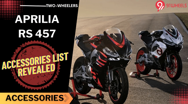 Here Are All The Accessories You Can Buy For The Aprilia RS 457
