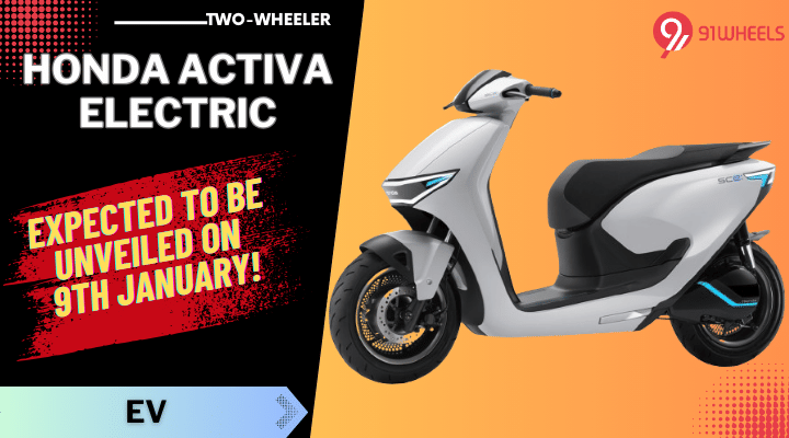 Honda Activa Electric Expected To Be Unveiled On 9th January 2024! Honda Activa Electric Expected To Be Unveiled On 9th January 2024!