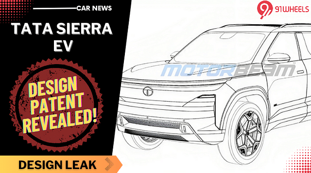 Tata Sierra EV Design Patent Revealed Ahead Of Launch!