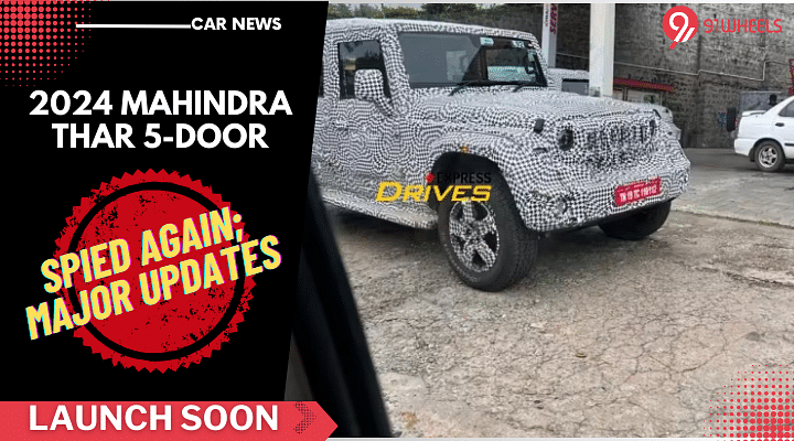 Mahindra Thar 5-Door Spied Yet Again, Looks Massive: Launch In 2024