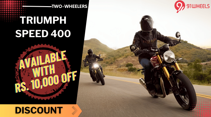 Triumph Speed 400 Receives A Rs 10,000 Price Cut Until December 31st Triumph Speed 400 Receives A Rs 10,000 Price Cut Until December 31st