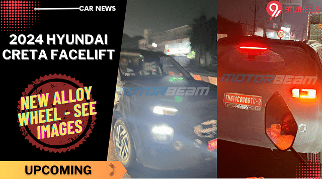 2024 Hyundai Creta Facelift Spotted Again With New Alloy Wheel - Images!
