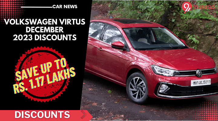 Volkswagen Virtus December 2023 Discounts: Savings Upto Rs 1.17 Lakh