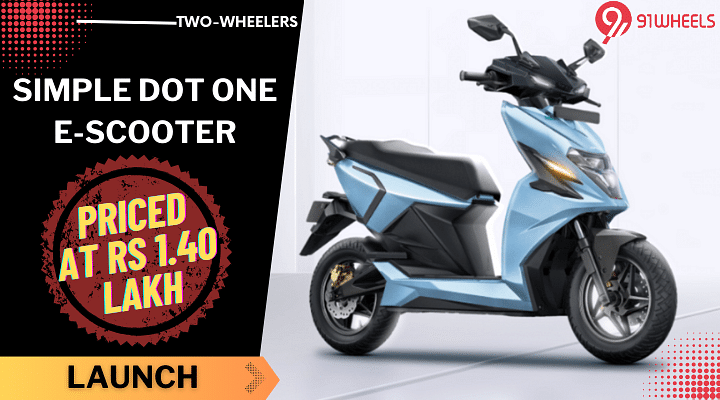 Simple Dot One E-Scooter Launched, Starting At Rs 1.40 Lakh - Details!