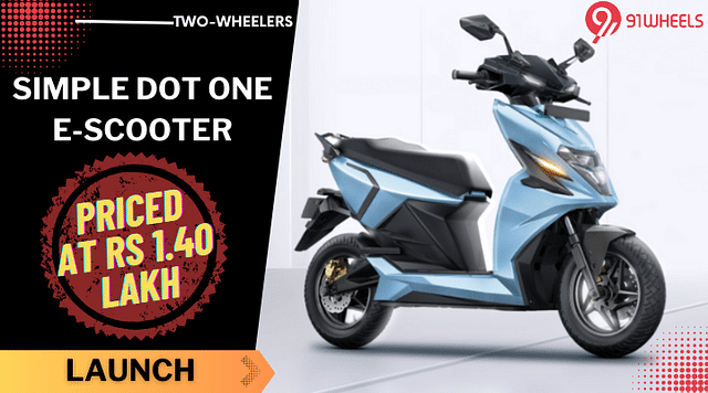 Simple Dot One E-Scooter Launched, Starting At Rs 1.40 Lakh - Details!