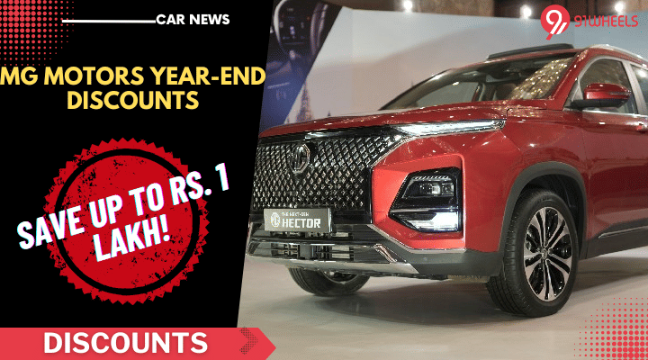 MG Hector, Comet EV, Gloster & More On Discounts Of Upto Rs. 1 Lakh MG Hector, Comet EV, Gloster & More On Discounts Of Upto Rs. 1 Lakh