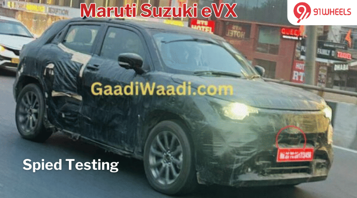 Maruti Suzuki eVX To Come With ADAS, Production-Spec Version Spotted Maruti Suzuki eVX To Come With ADAS, Production-Spec Version Spotted