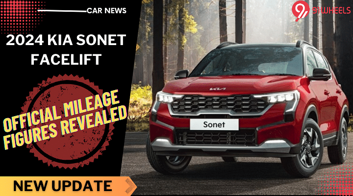 2024 Kia Sonet Facelift Mileage Figures Officially Revealed- Details