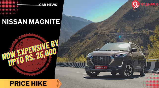 Nissan Magnite Gets Dearer By Up To Rs. 25,000 From January 2024