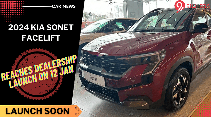 2024 Kia Sonet Facelift Reaches Dealerships: Launch On 12th Jan