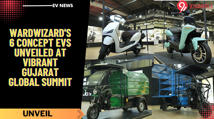 Wardwizard Introduces 6 Concept EVs At Vibrant Gujarat Summit