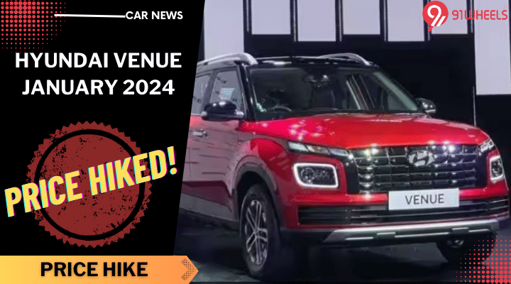 Hyundai Venue Gets Dearer From January 2024: All Details