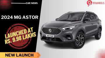 2024 MG Astor Launched In India At Rs. 9.98 Lakh: ADAS & More