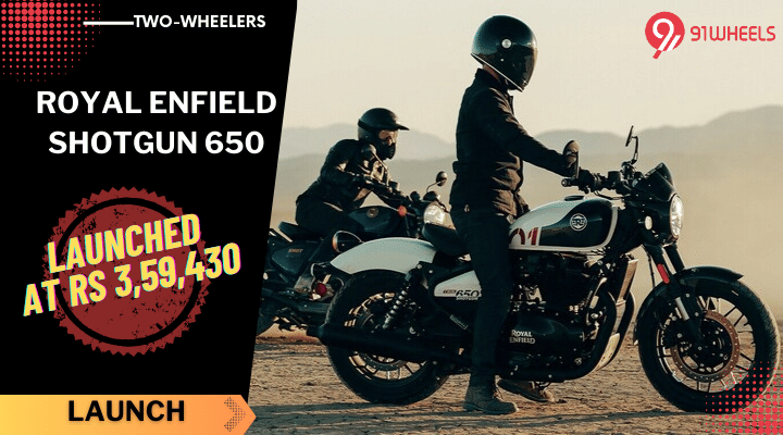 Royal Enfield Shotgun 650 Launched, Price starting At Rs 3,59,430 Royal Enfield Shotgun 650 Launched, Price starting At Rs 3,59,430