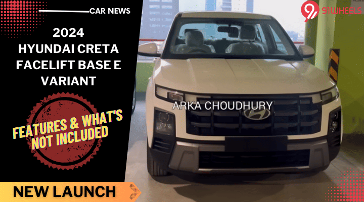 New Hyundai Creta Facelift Base E Variant Hits Dealership Floors