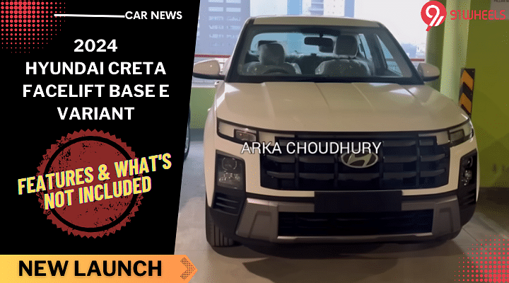 New Hyundai Creta Facelift Base E Variant Hits Dealership Floors