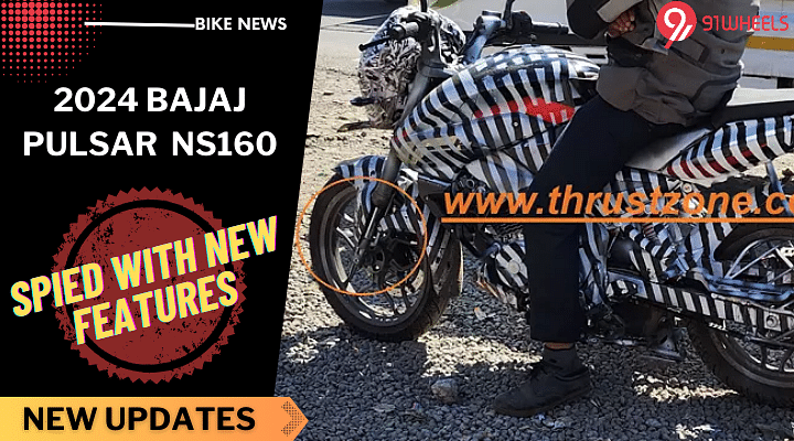 2024 Bajaj Pulsar NS160 Spied Testing: New Features Incoming