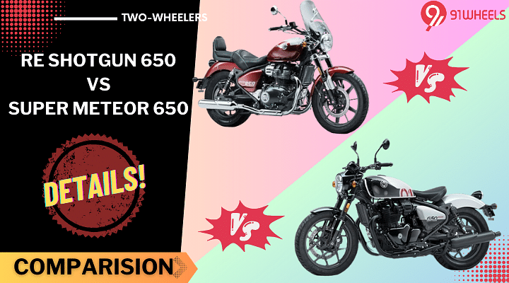 Royal Enfield Shotgun 650 vs Super Meteor 650 - Engine, Specs, More